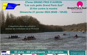 27ème Grand Prix d'Aviron “Les Culs gelés Grand Paris Sud”