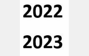 Equipe adhérents saison 2022/2023